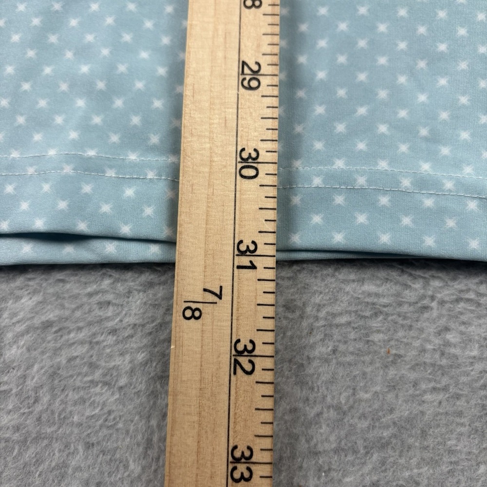 Collars & Co Polo Shirt Men XL Blue Geometric Dress Collar Featherweight Relaxed - Picture 7 of 7